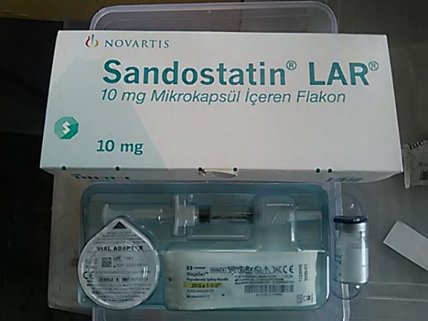 Сандостатин Лар, Sandostatin Lar (октреотид, octreotid) 10 мг, original, NOVARTIS Швейцария
