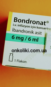 Фото - BONDRONAT 6 MG 6 ML 1 FLK. (Ibandronic acid / Ибандроновая кислота ) ALI RAIF ILAC
