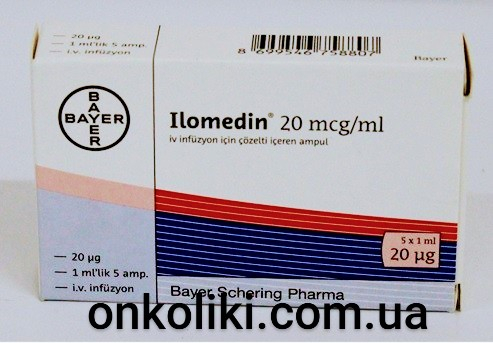 ILOMEDIN 20 MCG 1 ML 5 AMP. (Iloprost / Илопрост) BAYER PHARMA