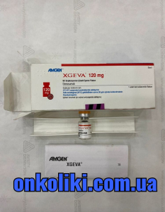 Фото - XGEVA 120 MG 1 FLK.( Denosumab / Деносумаб) AMGEN