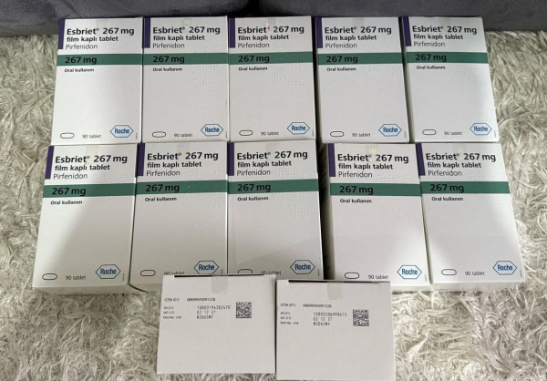 ESBRIET/ЭСБРИЕТ 267 MG 90 FTB. (pirfenidone,пирфенидон) Ф.Хоффманн-Ля Рош