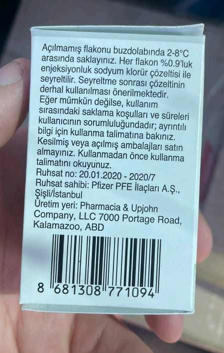 Zirabev, Зирабеф (бевацизумаб) 400 мг,Pfizer, США