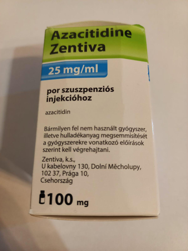 Azacitidine, Азацитидин 100 мг Zentiva, Чехия
