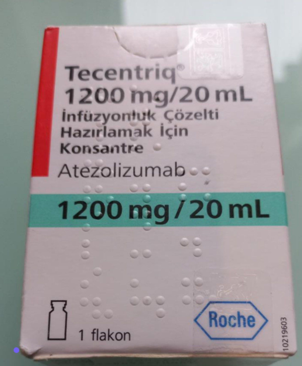 TECENTRIQ/ТЕЦЕНТРИК 1200 MG 20 ML 1 FLK. (atezolizumab,атезолізумаб) Ф.Хоффманн-Ля Рош, Швейцарія, original