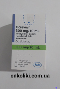 Фото - OCREVUS/ОКРЕВУС 300 MG 10 ML 1 FLK. (ocrelizumab/окрелізумаб) ROCHE,original 