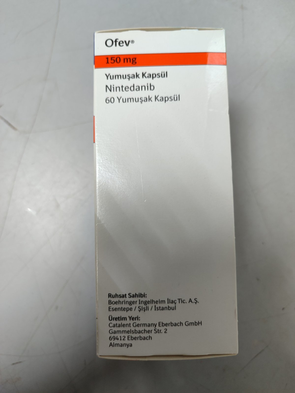 OFEV / ОФЕВ 150 MG 60 CAP. (Nintedanib,Нинтеданиб) Boehringer Pharma GmbH