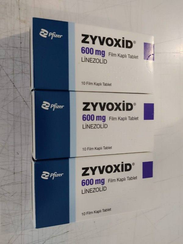 Зивокс, Zivoxid (линезолид, linezolid) 600 мг 10 tab, original, PFIZER США