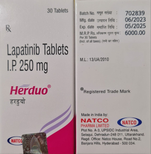 Фото - ТАЙВЕРБ, ТИКЕРБ, Tykerb (лапатиниб / lapatinib) 250 mg 30 tab, generic, Индия