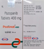 Вотриент, Votrient (пазопаниб, pazopanib) 400 мг 30 таб, generic, Индия