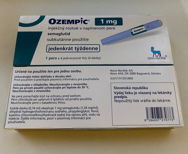 Оземпик, Ozempic ( семаглутид, semaglutid) 1 mg одна шприц-ручка