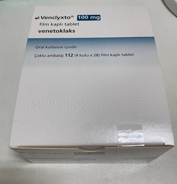 Венклекста, Venclexta, Venclyxto ( венетоклакс, Venetoclax) 100 мг 112 таб. Original, Abbive, Ирландия