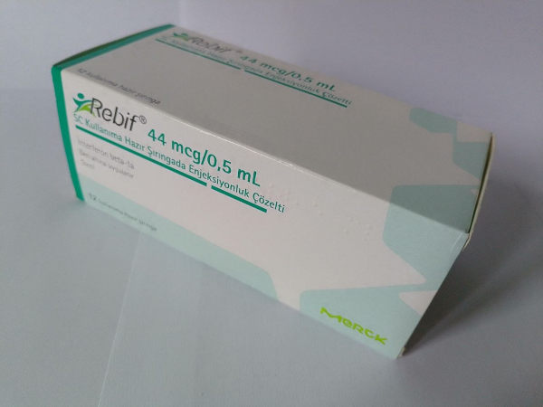Ребиф, Rebif (интерферон бета - 1а, interferon beta -1a) 44 mcg 12 шприцев, Merck, Italy 