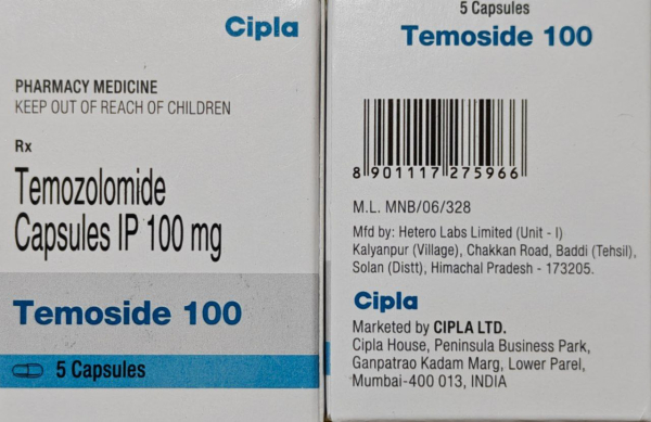 Temodal (temozoomid) 250 mg 5 capsule. India