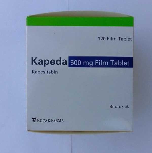 Xeloda (capecitabine) 500 mg, 120 film-coated tablets, Turkey, generic