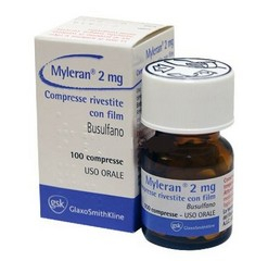 Милеран, Myleran (бусульфан, busulfan) 2 мг 100 капс.,, original, Excella GmbH (Германия)