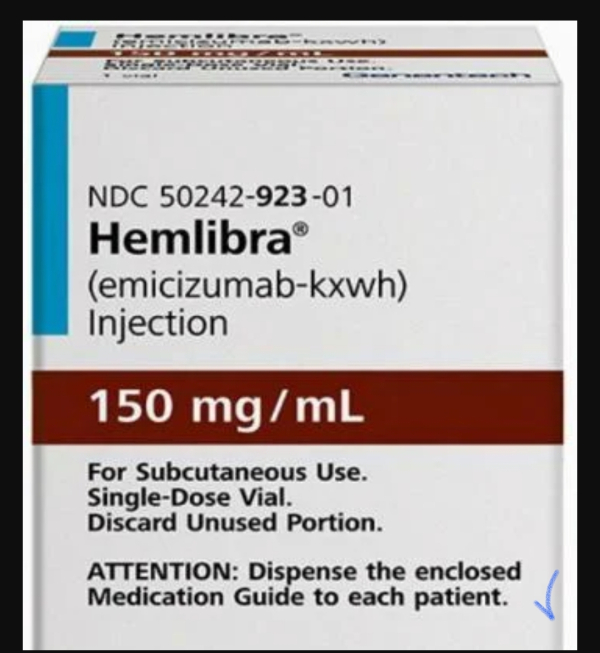 HEMLIBRA / Гемлибра 150 MG 1 ML 1 FLK. (Emisizumab /Эмизизумаб) original