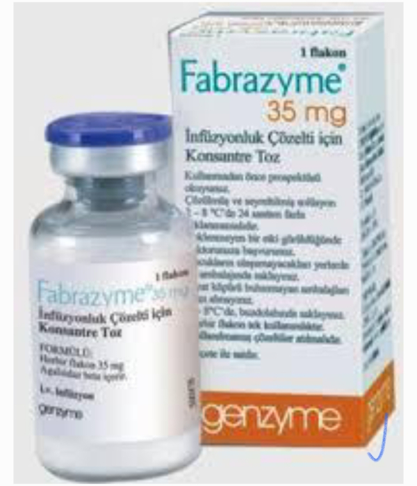 FABRAZYME/ФАБРАЗИМ 35 MG 1 FLK. (аgalsidase beta/агалсидаза бета) Genzyme Ireland, 