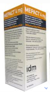 Фото - MEPACT/МЕПАКТ 4 MG 1 FLK. (mifamurtide,міфамуртиду) Такеда Австрія ГмбХ