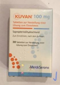 Фото - KUVAN / КУВАН 100 MG 30 TB. (сапроптерину дигидрохлорид) БіоМарин Інтернешнл Ирландия