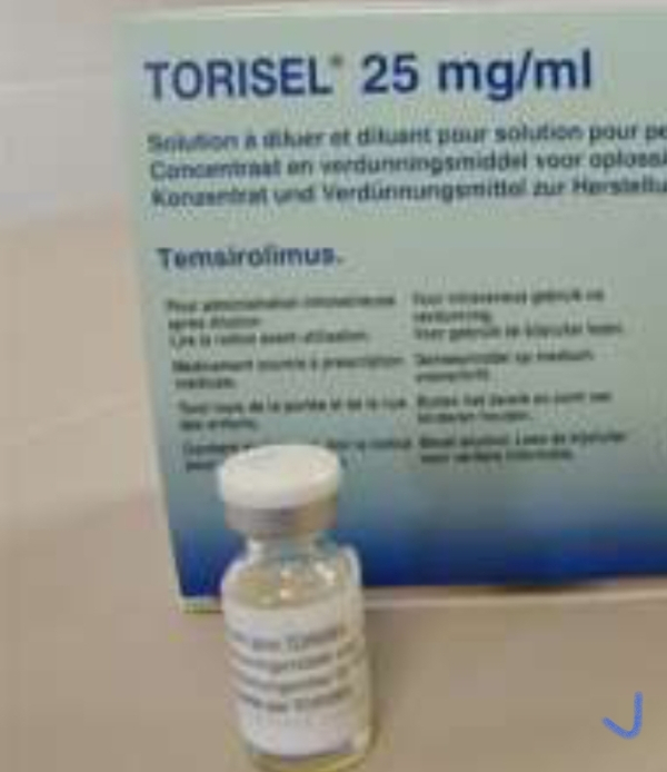 TORISEL/ТОРИЗЕЛ 25 MG 1 FLK.(Temsirolimus ,Темсиролимус ) PFIZER PFE