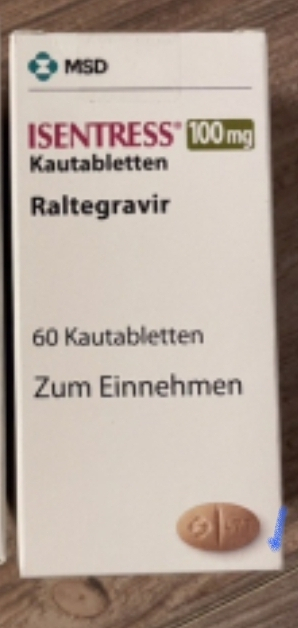 ISENTRESS / ИСЕНТРЕСС 400 MG 60 FTB (Raltegravir,Ралтегравир) MERCK SHARP