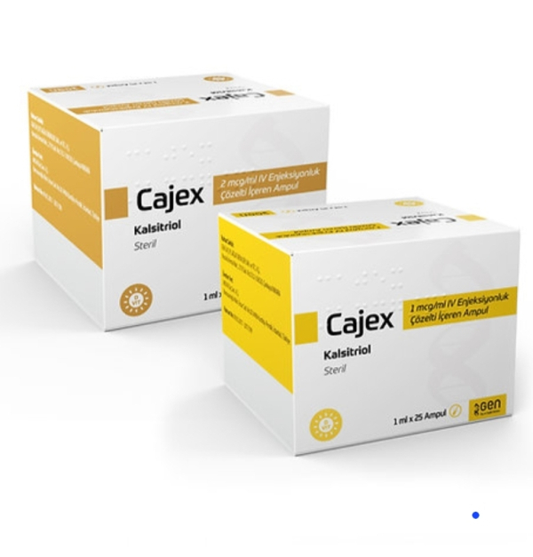 CAJEX 2 MCG 1 ML 25 AMP. (Calcitriol / Кальцитриол ) GEN
