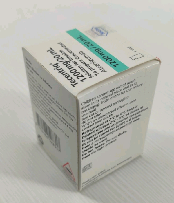 TECENTRIQ/ТЕЦЕНТРИК 1200 MG 20 ML 1 FLK. (atezolizumab,атезолізумаб) Ф.Хоффманн-Ля Рош, Швейцарія, original