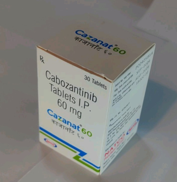 Кометрик, Cometriq (кабозантиниб, cabozantinib) 60 мг, 30 таб. генерик, индия.