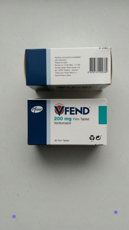 Вифенд, Vfend ( вориконазол, voriconazol ) 200 мг 30 таб. Original, PFIZER США