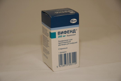 Фото - Вифенд, Vfend ( вориконазол, voriconazol) 200 мг, original, PFIZER США